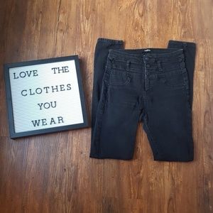 Refuge black skinny high waisted jeans